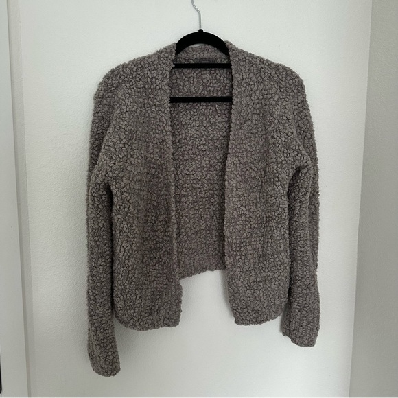 Barefoot Dreams Boucle Open Front Cardigan Gray Size XS Women’s Cozy Comfortable - Picture 2 of 11